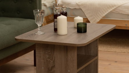 Журнальный столик на колесиках тип 1 - МФ-107.001 Дуб Сонома трюфель