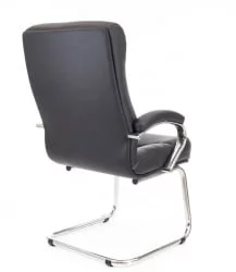 Кресло для посетителей Everprof Orion CF Кожа Черный