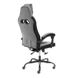 Кресло Арена металБЛ велюр, серый/черный, 29/35 / Arena metalBL