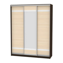 Шкаф-купе Б-220х180х60-2(Венге-ДМ-Д9Д10Д9) / B-220х180х60-2(Венге-ДМ-D9D10D9)