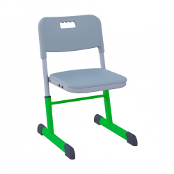 Стул ученический СМАРТЙ регулируемый по высоте (рост 3-5) Зеленый/Серый / SMARTY