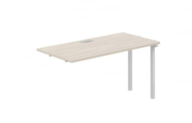 Секция рабочей станции Sigma SG.262.OL.44.WH Дуб светлый Белый