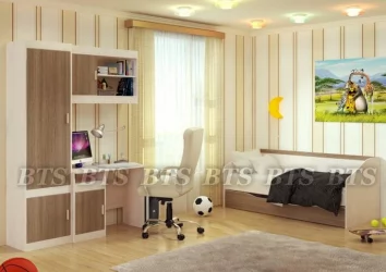 Детская кровать с бортиком Паскаль 01