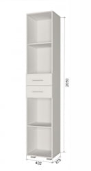 Модульный шкаф Пайн ПП 3 Дуб Ривьера Бетон Пайн