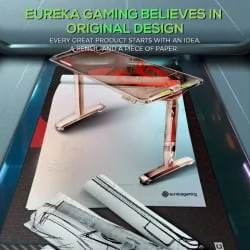 Игровой компьютерный стол EUREKA ERK-EGD-S62B Черный с RGB