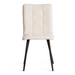 Стул обеденный Bari Bari LT, велюр, молочный/черный, 4, 41х55х89 см