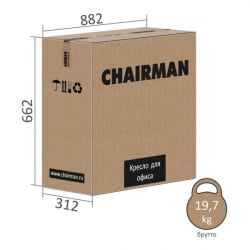 Кресло руководителя Chairman 702 ЭКО Черный