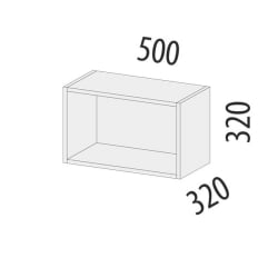 Шкаф кухонный открытый Бостон 104.35