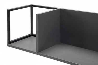 Полка навесная CITY 400955831h Графит