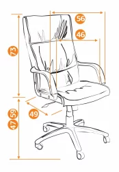 Кресло руководителя Davos(бежевый 36-34)
