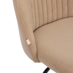 Кресло MELODY PLT флок , бежевый, 7