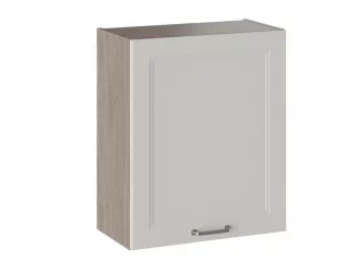 Шкаф навесной Одри В_72-60_1ДР Дуб Сонома трюфель/Бежевый шелк