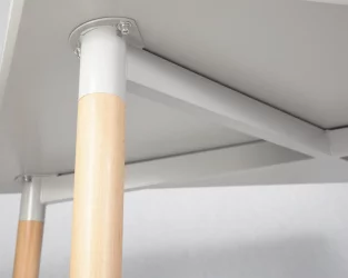 Обеденный стол DOBRIN SERRA WIDE Светло-серый