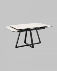 Стол Кассика 120*80 см столешница керамика белый