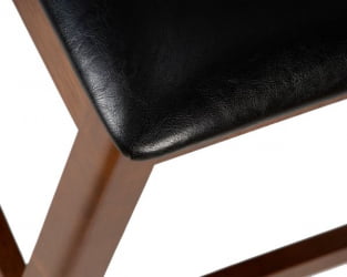 Стул полубарный DOBRIN GARRY COUNTER (шоколад, черный) 2 шт