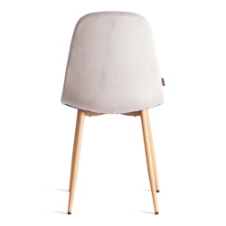 Кухонный стул БРЕЕЗЕ (мод. ДЖСC-58) Велюр/металл , 44 х 53 х 86 см, Лигхт грей (светло-серый) ХЛР14 / натуральный / BREEZE (mod. JSC-58) Light grey HLR14