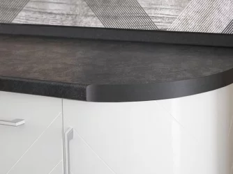 Столешница ПФР 16.300 Луна (правая радиусная) 3000 мм