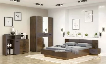 Кровать 1600 Куба 07 Таксус Вольфрам