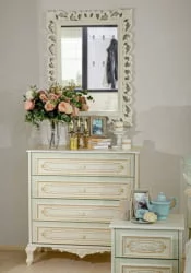 Комод с 4 ящиками Луиза ЛД 665.021.000 Алебастр