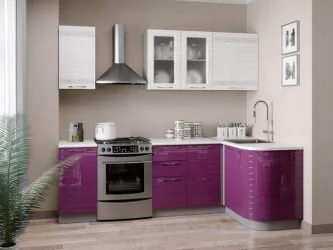 Тумба кухонная 300 Анастасия ЛД 020.002.000 Ежевика