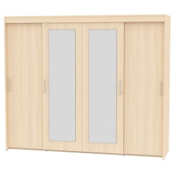 Шкаф-купе T-5-198х235х60-M(ДМ-6)