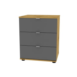 Комод Алиса(К5)657х540х459сторцевойручкой(ДВ-Графит) / Алиса(K5)657х540х459сторцевойручкой(ДВ-Графит)