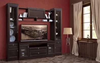 Шкаф многоцелевой Инна 604  Денвер темный