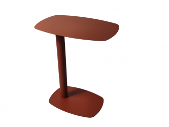 Журнальный столик Eanna S металл красный