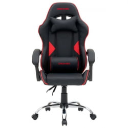 Кресло компьютерное CРОМЕКС (КРОМЕКС) ДЖокер ГМ-125 экокожа черное/красное / CROMEX Joker GM-125