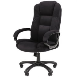 Кресло офисное CHAIRMAN HOME 600 велюр Черный
