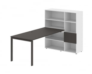 Рабочая станция EDIS EURST 1217 Мокко Мокко Белый