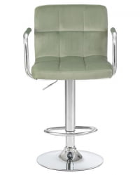 Стул барный DOBRIN KRUGER ARM (мятный велюр (MJ9-87)) 2 шт