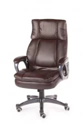 Кресло офисное Мэдисон H-1182 Коричневая экокожа