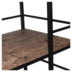 Стол на металлокаркасе BRABIX LOFT CD-005 Мореный дуб