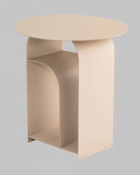 Журнальный столик Arwel металл бежевый