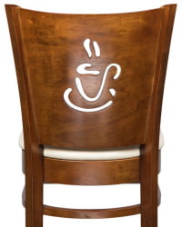 Стул барный DOBRIN JERRY BAR (шоколад, кремовый) 2 шт