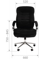 Кресло руководителя CHAIRMAN 795 HOME ткань Темно-серый