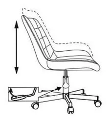 Кресло для оператора Бюрократ CH-350M Оранжевый Velvet 72