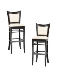 Стул барный DOBRIN GARRY BAR (капучино, кремовый) 2 шт