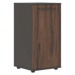 Шкаф колонка с глухой малой дверью EDIS ELCS 42.1 Дуб Денвер темный Мокко Мокко