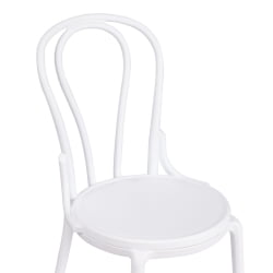 Стул со спинкой THONET (mod. PL62) пластик, 42 x 52 x 89 см, White (Белый) 01
