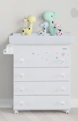 Комод Micuna Aura пеленальный B-970 white
