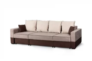 Бежевый диван Бостон 2800 Стандарт Бежево-коричневый
