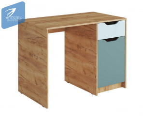 Детский стол RICH СП-001 Миндаль/Глиняный серый/дуб крафт золотой