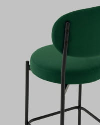 Стул Полубарный Бриф DD ПБ велюр зеленый