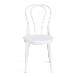 Стул со спинкой THONET (mod. PL62) пластик, 42 x 52 x 89 см, White (Белый) 01