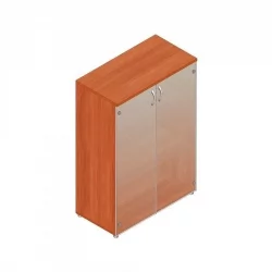 Шкаф для документов с тонированными стеклами Р.Шс-3СТ вишня Оксфорд