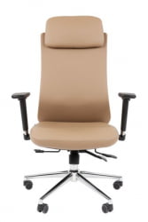 Офисное кресло CHAIRMAN 500 LUX экокожа Бежевый
