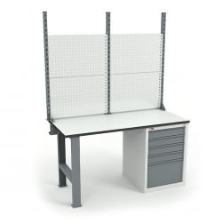 Верстак ВЛ-150-04 ДСП + Экран ВС-150-Э2 ESD