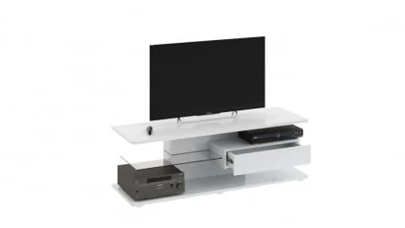 Современная тумба тип 1 Diamond Белый глянец